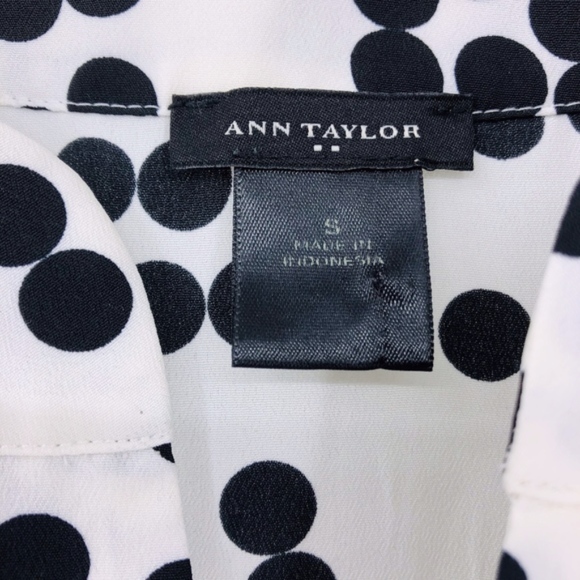 Ann Taylor Polka Dot Blouse - Picture 5 of 5